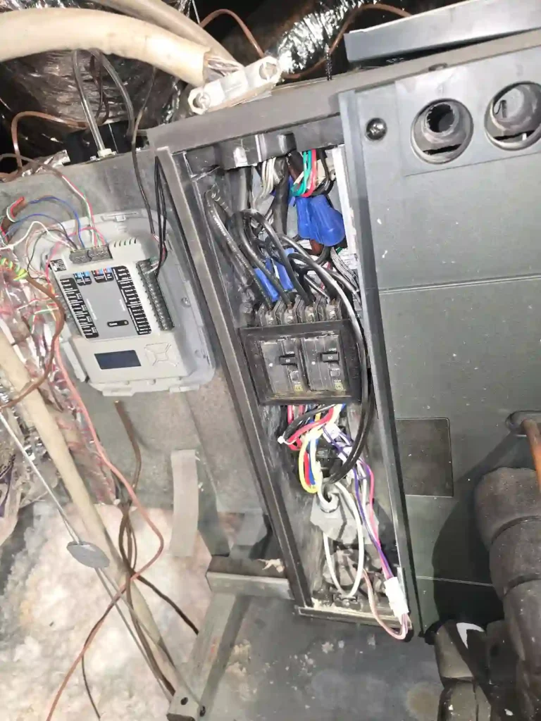 AC compressor repair on a residential system in Irving, TX