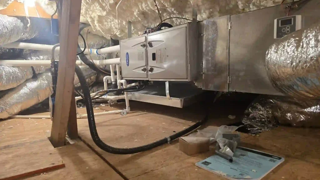 AC installation in Irving, TX by Mas Heating and Cooling residential HVAC specialists.